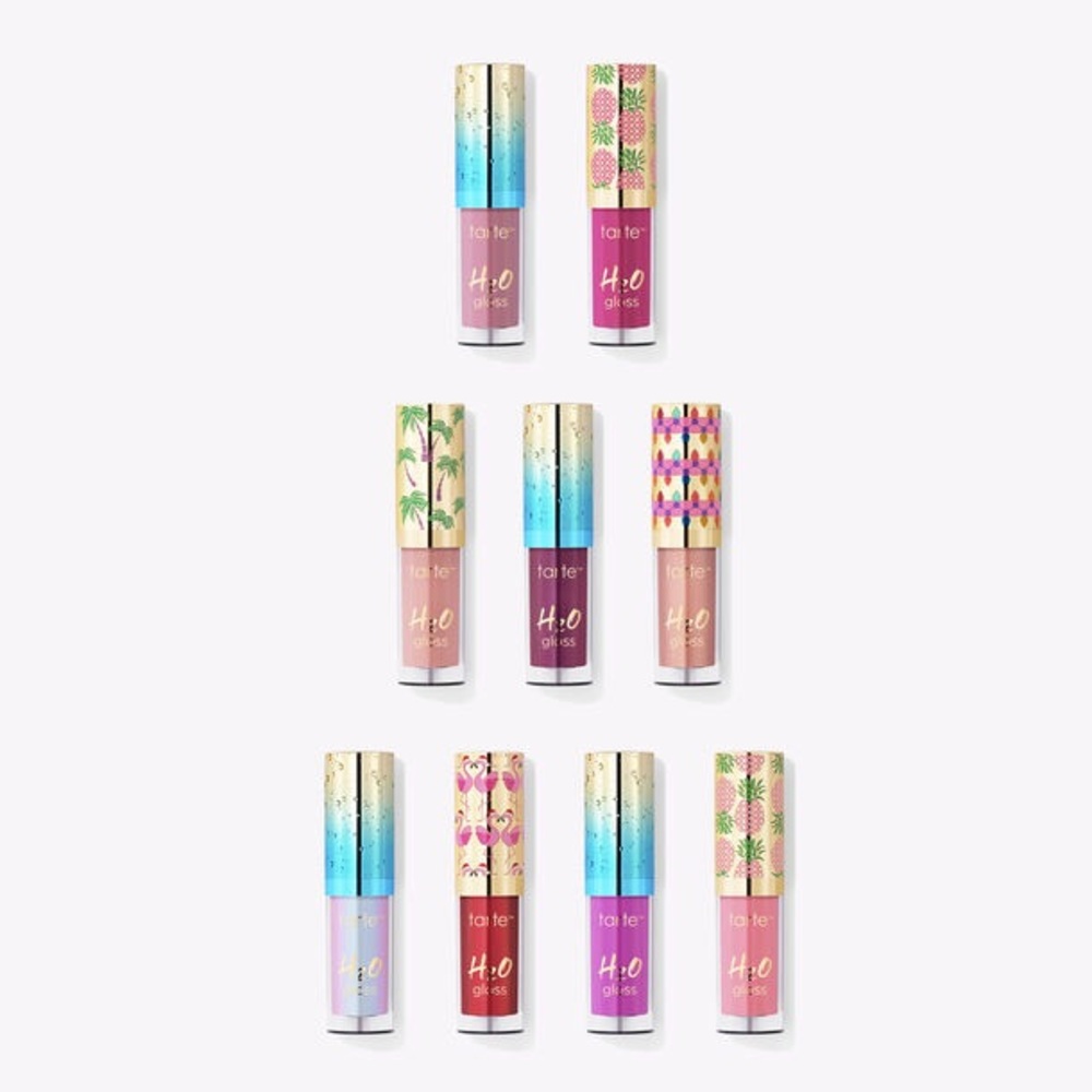 Tarte high tides & good vibes deluxe H2O gloss set